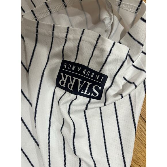 Nike Authentic NY New York Yankees MLB Baseball Pinstripe Jersey Men’s Sz: XL - Picture 5 of 11